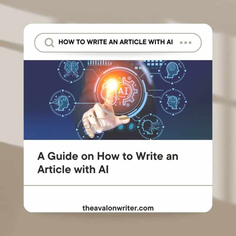 A Guide on How to Write an Article with AI-Write Flawless Articles in Minutes